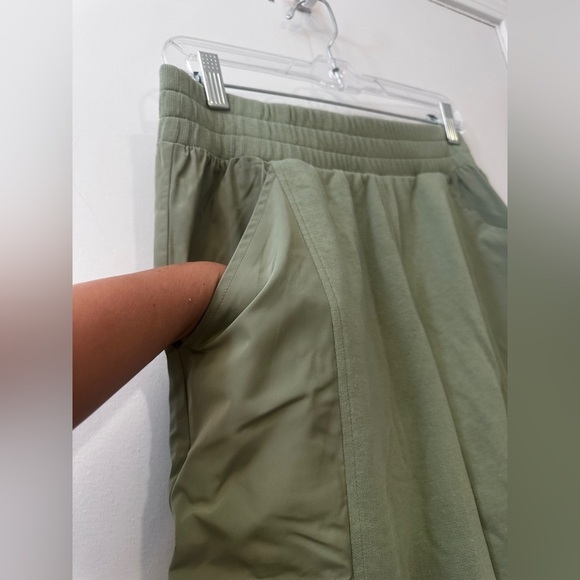 Lou & Grey Small Olive Green Cargo Jogger Pants Cotton Blend Utility Lounge - Picture 6 of 9